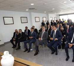 Don Felipe en la sala de actos