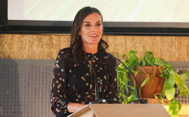 Su Majestad la Reina durante su intervención en el acto institucional del “Día Mundial de la Salud Mental 2022”