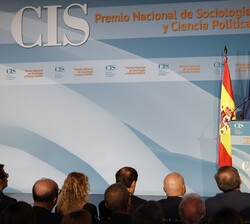 Intervención del presidente del Centro de Investigaciones Sociológicas y presidente del jurado del Premio Nacional de Sociología y Ciencia Política 20