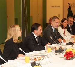 Don Felipe se dirige a los empresarios alemanes y españoles