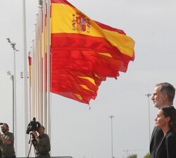 Don Felipe y Doña Letizia antes de iniciar el Viaje de Estado a la República Federal de Alemania