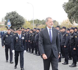 Don Felipe pasa revista a una formación