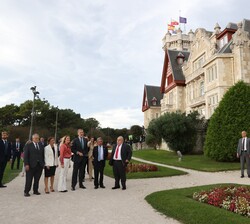 El Rey en el Palacio de La Magdalena de Santander