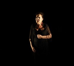 Un momento de la actuación de Carmen Linares