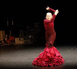 María Pagés durante su actuación