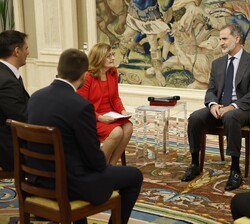 Audiencia de Su Majestad el Rey a las tres últimas promociones del Cuerpo Superior de Actuarios, Estadísticos y Economistas de la Administración de la