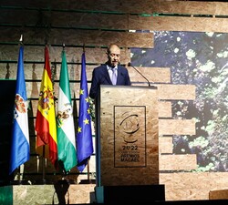 Intervención del presidente de la Asociación de Empresarios del Mármol de Andalucía, Jesús Posadas Chinchilla
