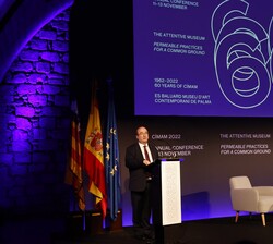 El ministro de Cultura y Deporte durante su intervención