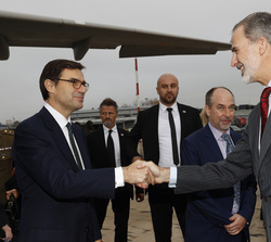 Su Majetsad el Rey es despedido por el embajador de España en Croacia