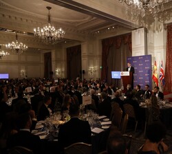 Vista general de la sala en el momento de la intervención de Don Felipe