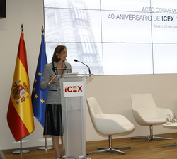 Intervención de la ministra de Industria, Comercio y Turismo, Reyes Maroto