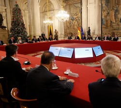 Vista general durante la reunión del Patronato de la Fundación Princesa de Girona