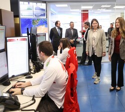 Visita de la Princesa a la Cruz Roja