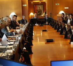Doña Letizia en la reunión