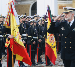 Su Majestad el Rey pasa revista a la Fuerza