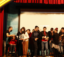 Representación de "La selva sonora", a cargo de los niños participantes en el proyecto