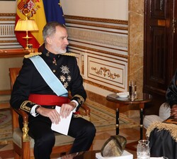 El Rey conversa con la República Democrática del Congo, Geneviève Victorine Lukusa Kayembe