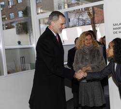 El Rey recibe el saludo de la Embajadora de los Estados Unidos de América