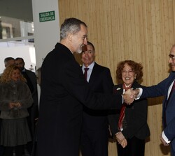 El Rey con los embajadores de los Estados Unidos Mexicanos; de la República del Perú; y de la República de Colombia