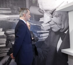 El Rey durante el recorrido