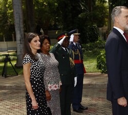 Los Reyes y el Presidente de la República de Angola, João Manuel Gonçalves Lourenço y la Primera Dama, Ana Afonso Dias