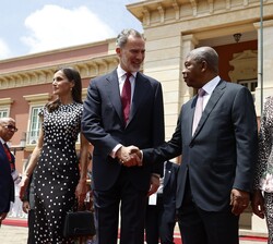 Los Reyes y el Presidente de la República de Angola, João Manuel Gonçalves Lourenço y la Primera Dama, Ana Afonso Dias