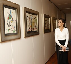 Los Reyes en la exposición