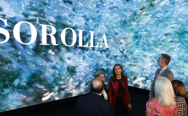 Visita de Don Felipe y Doña Letizia a la exposición “Sorolla a través de la luz”