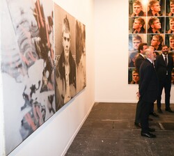 Inauguración de la 42ª edición de la Feria Internacional de Arte Contemporáneo-ARCOmadrid por parte de Sus Majaestades los Reyes