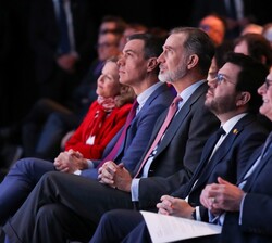 Don Felipe durante la presentación