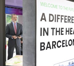 Don Felipe en el “MWC Barcelona 2023”