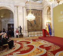 Intervención de la directora de la Real Academia de la Historia (RAH), Carmen Iglesias