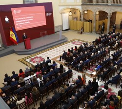 Don Felipe interveiene en el acto de entrega de las Acreditaciones a los nuevos embajadores de la X edición de “Embajadores Honorarios de la Mar