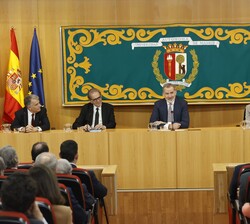 Durante la sesión, Su Majestad el Rey pronunció unas palabras a los asistentes