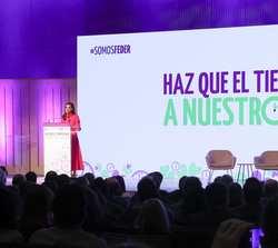 Su Majestad la Reina durante su intervención en el acto con motivo del “Día Mundial de las Enfermedades Raras”