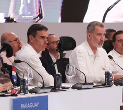 Su Majestad el Rey pronunció unas palabras durante la sesión plenaria