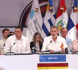 Su Majestad el Rey durante su intervención