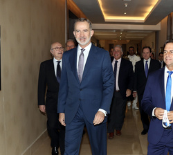 Encuentro de S.M. el Rey con el presidente de la República Oriental del Uruguay, Luis Lacalle