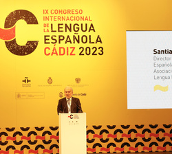 Intervención del director de la Real Academia  Española, Santiago Muñoz Machado