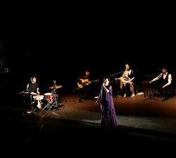 Actuación de la compañía de baile flamenco de Cádiz en el concierto “Tempo de Luz”