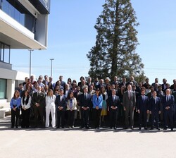 El Rey junto a una representación de trabajadores de “Madrid Content City”