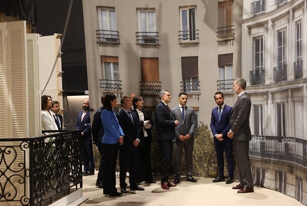 Visita de Don Felipe al ‘HUB’ audiovisual “Madrid Content City”