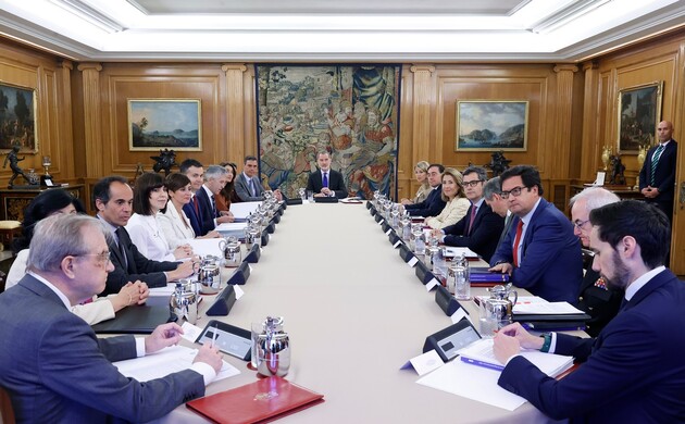 El Rey preside la reunión del Consejo de Seguridad Nacional