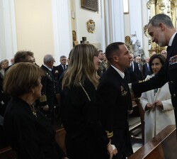 Su Majestad el Rey expresa sus condolencias al hijo del Almirante Jefe del Estado Mayor de la Armada (AJEMA), almirante general Antonio Martorell Laca