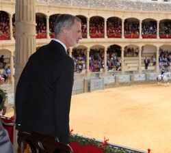 Don Felipe en el Palco Real