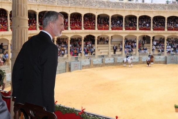 Don Felipe en el Palco Real