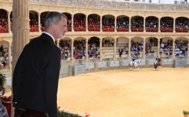 Don Felipe en el Palco Real