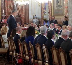 Su Majestad el Rey durante su intervención