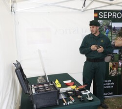 Su Majestad el Rey pudo observar el material técnico con el que cuenta el SEPRONA para el desempeño de sus funciones