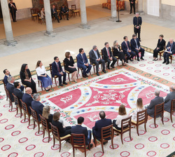 Vista general del Patio durante la audiencia al Patronato de la Fundación Consejo España-Brasil